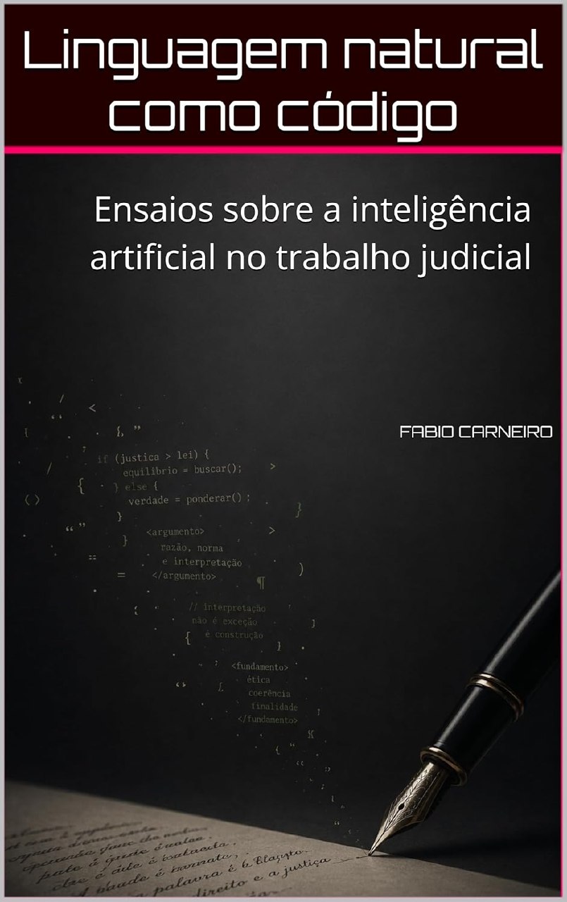 Capa do livro Linguagem natural como código